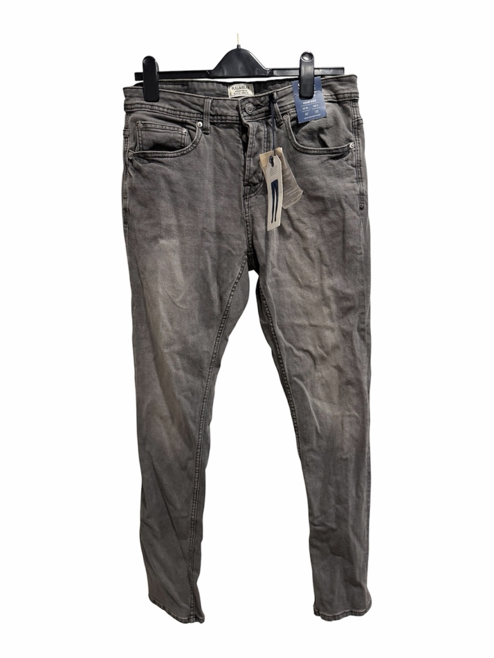 Pull & Bear Slim Comfort Jeans NWT Grey EUR 42